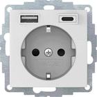 Hager 48041909 Pistorasia USB A+C