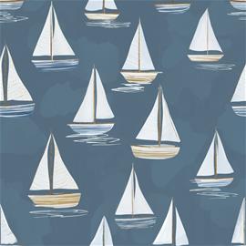 Billy Dark Blue - 1074401-03 Tapetti