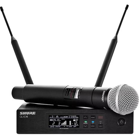 Shure QLXD24E/SM58 System with Handheld Transmitter, käsimikrofonijärjestelm