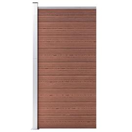 vidaXL Aitapaneeli WPC 95x186 cm ruskea