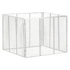 vidaXL Puutarhakomposti 100x100x77 cm galvanoitu rauta