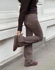 Nelly - Vihreä - Low Waist Bootcut Stitch Jeans