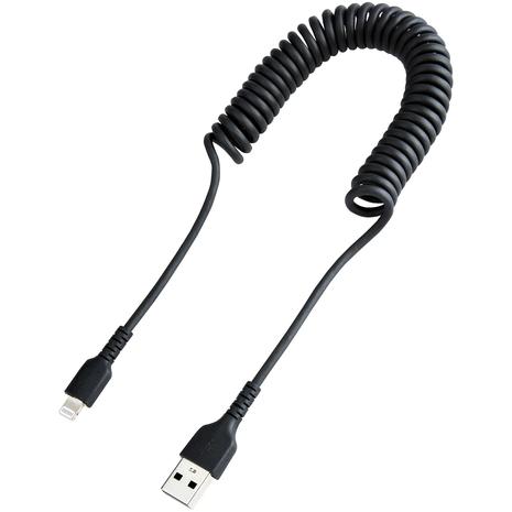 StarTech.com Coiled Apple Lightning to USB Cable for iPhone iPod iPad - 100cm