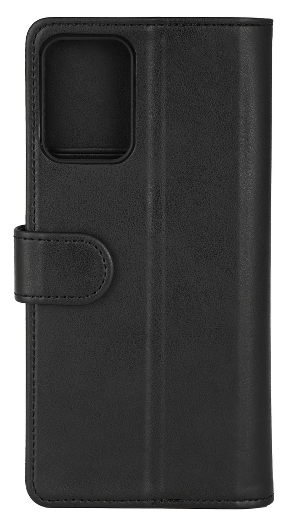 Kansiokotelo jalustalla Motorola Moto G35:lle - Musta