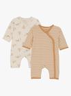 Fixoni Keskosen Pyjama 2-pack Koko 44, Ruskea