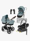 CYBEX EOS Lux -yhdistelmävaunut, Stone Grey, hopea runko