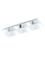 EGLO VICARO CEILING 3X2.5W 3X180LM CHROME – kuva 1