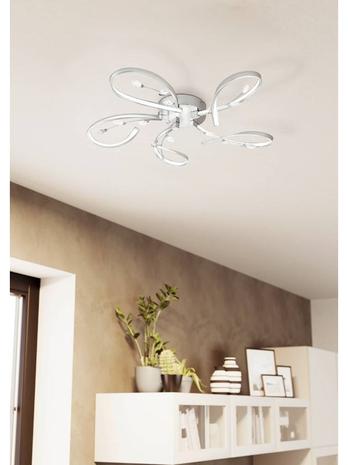 Eglo 97487 - Kiinteä LED-kristallikruunu VALLEMARE 5xLED/6,6W/230V