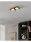 EGLO MASIANO 1 WALL/CEILING 2X340LM BLACK/SATIN – kuva 1