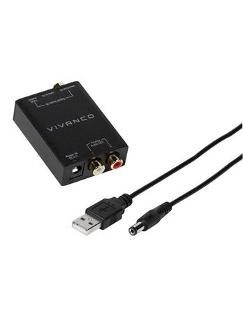 Vivanco Digital / Analog Converter Toslink-RCA – kuva 1/2