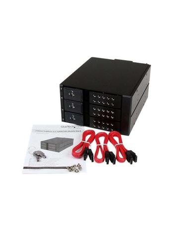 StarTech.com 3 Bay Trayless Hot Swap 3.5" SATA HDD Mobile Rack Backplane – kuva 1/2