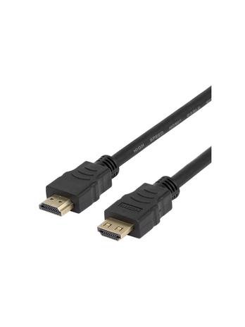 Deltaco High-Speed Flex HDMI Cable Black - 3m