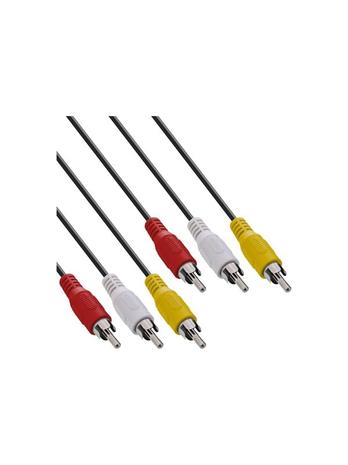 InLine video / audio cable - composite video / audio - 2 m – kuva 1/2