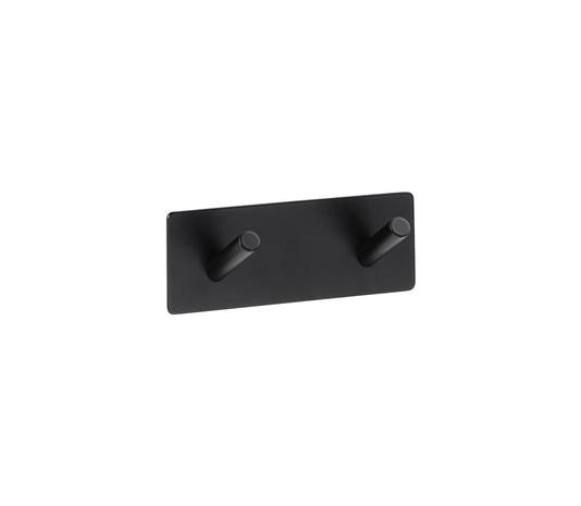 Koukku 11,5x4,5 cm, ruostumatonta terästä/musta – kuva 1/2