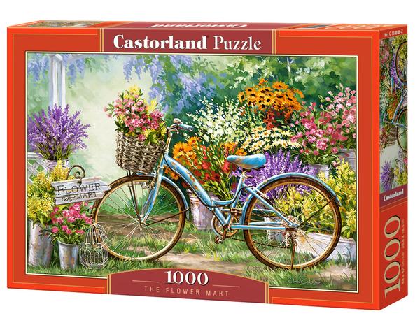 Puzzle Castorland Kukkamartti, 1000-osainen,