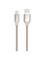 GreyLime Braided USB-A to USB-C Cable Beige 1 m – kuva 1