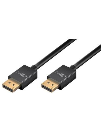 Pro DisplayPort 2.1/2.0 thin - 1m - Musta – kuva 1/1