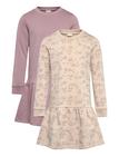 Minymo Sweat Dress Ls Dresses & Skirts Dresses Casual Dresses Long-sleeved Casual Dresses Purple Minymo