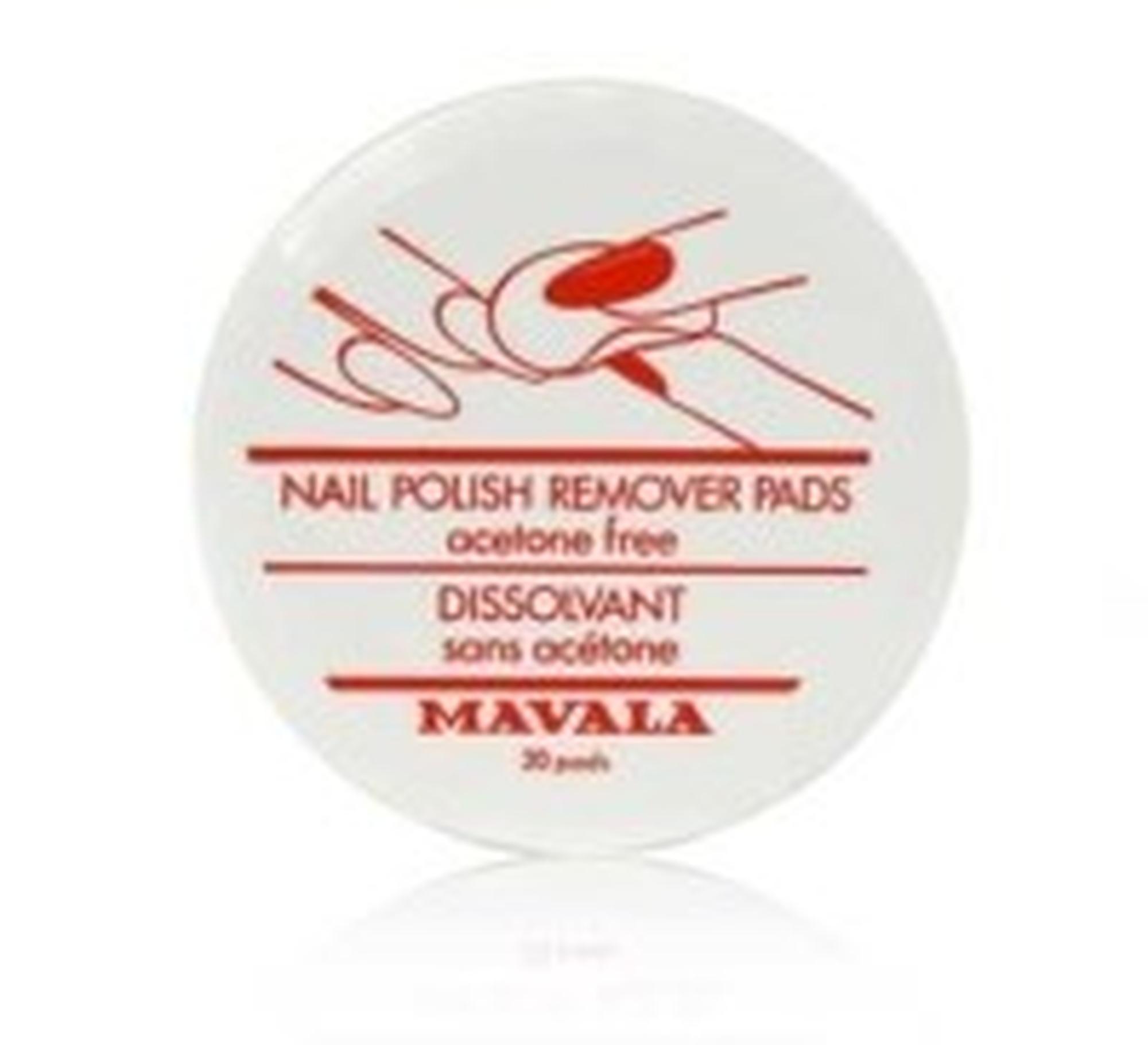 Mavala Nail Polish Remover Pads - acetone free 30 ml