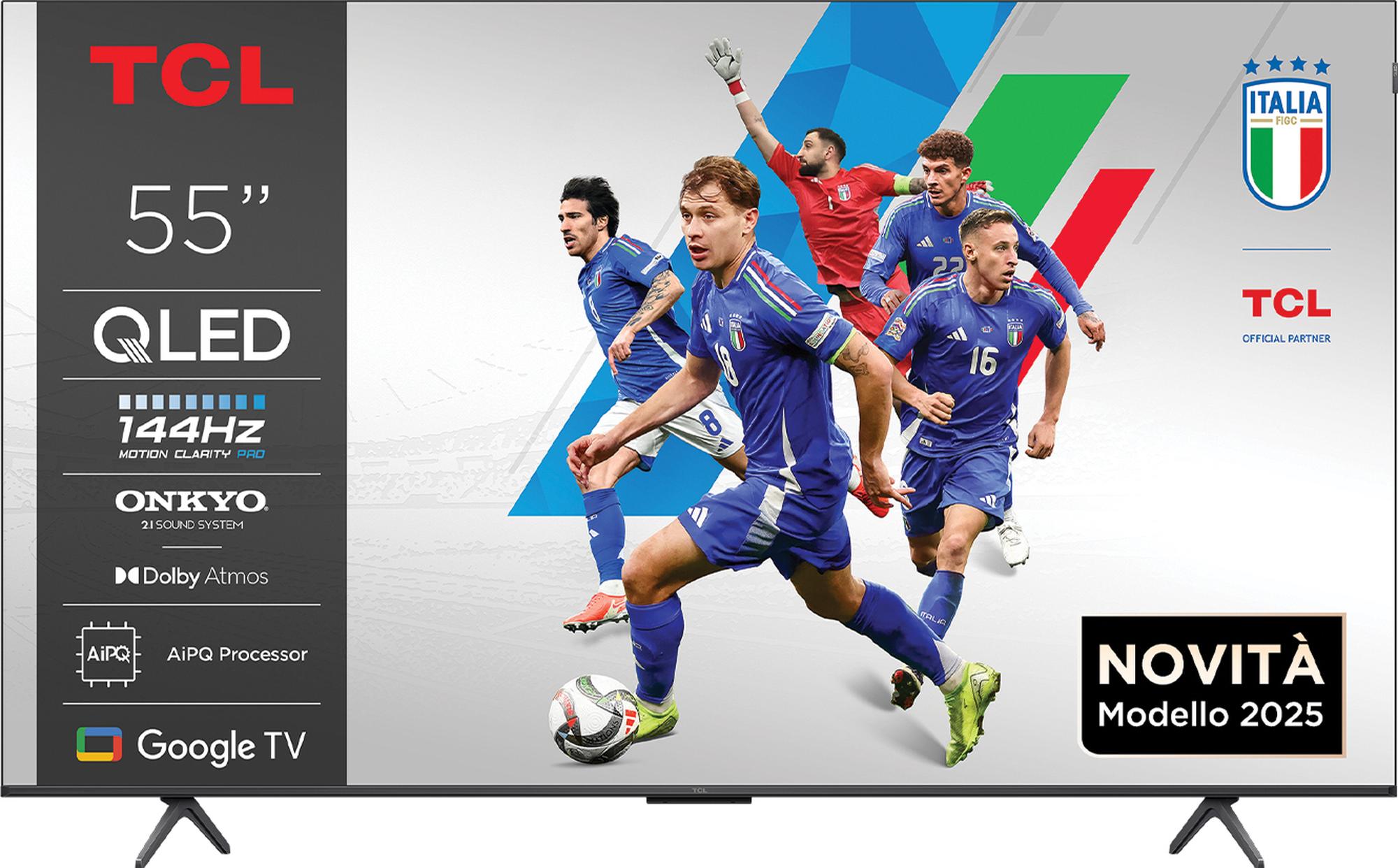 Televisio TCL 55P8K 55 QLED 4K UHD Älytelevisio Googlella