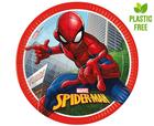 Globos - Paper Plates FSC Spider-Man Crime Fighter 8 pcs.