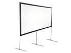 Multibrackets M Fast-fold - Heijastusnäyttö - 200 tuuma (508 cm) - 16:9 - Matte White - musta