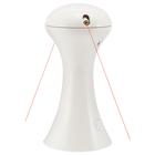 kattleksak laserstrålar 10,5 cm vita