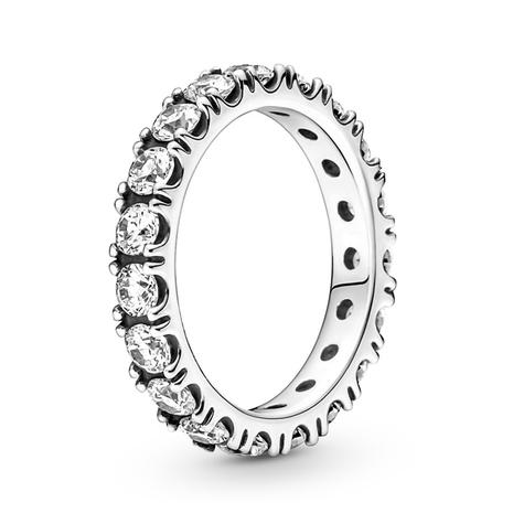 Pandora Ring Stackable Sparkling Row Eternity 190050C01, sormus