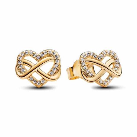 Pandora Sparkling Infinity Heart korvakorut 262667C01