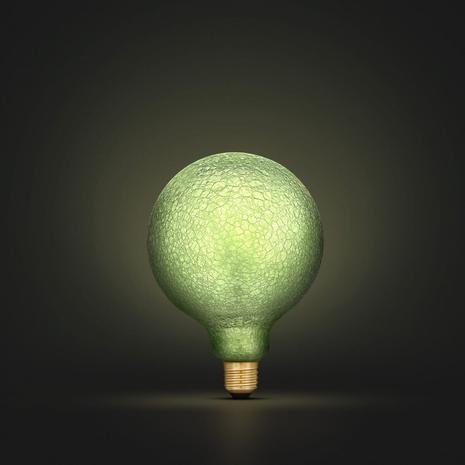 Himmennettävä LED-lamppu E27 krakeloitu 125 mm – kuva 3/8