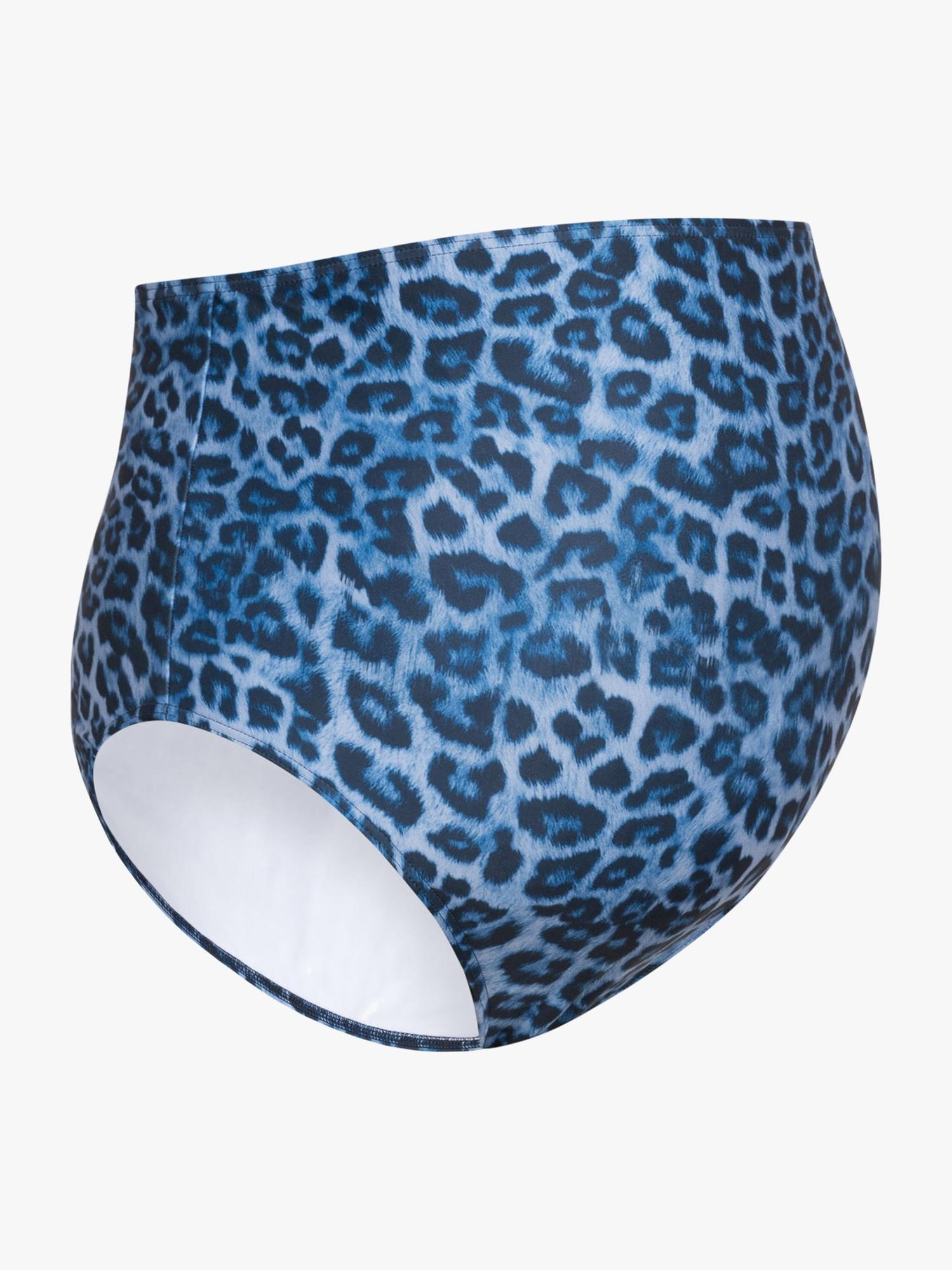 Saltabad Äitiysbikinihousut, Sininen/Valkoinen Leo, 38