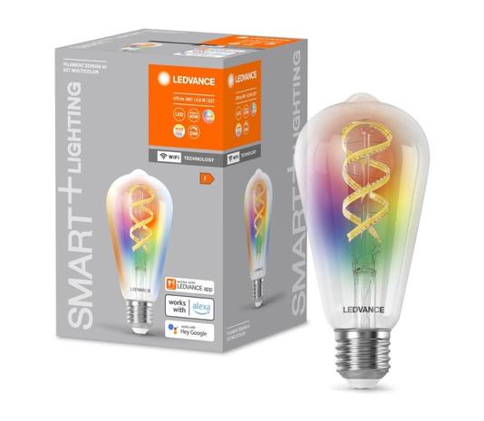 LEDVANCE SMART+ WiFi E27 4,8W Edison RGB CCT
