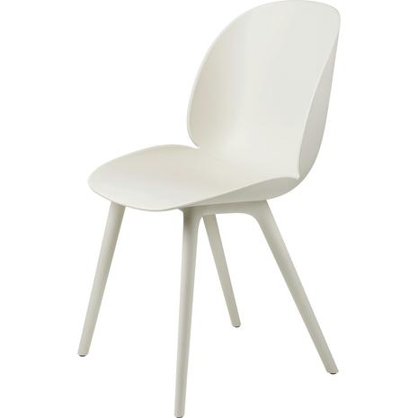 Gubi Beetle Dining Outdoor -tuoli Alabaster white