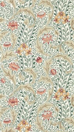 Wild Tulip & Vine Coral/Teal - MUNW217578 Tapetti