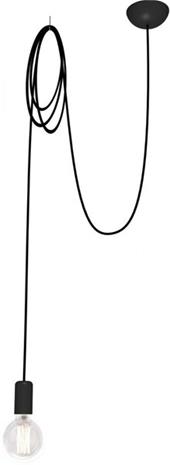 Riippuvalaisin Spider, 1-lamppuinen, musta