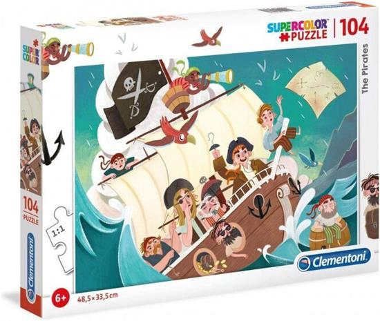 Clementoni: Puzzle 104el. - merirosvot – kuva 1/1
