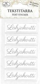 JKP LAHJAKORTTI TEKSTITARRA