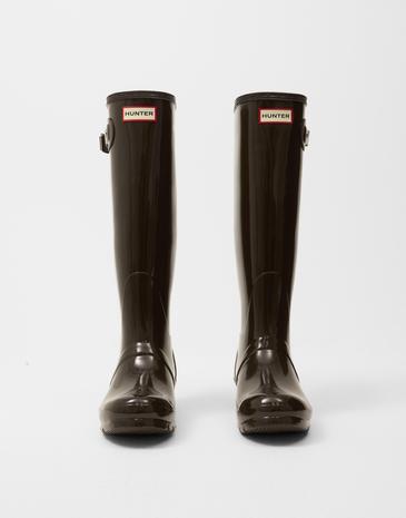 Hunter - Ruskea - Original Tall Gloss Boot – kuva 1/5
