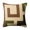 Chhatwal & Jonsson Aman tyynynpäällinen 50x50 cm Taupe-cactus green-brown – kuva 1