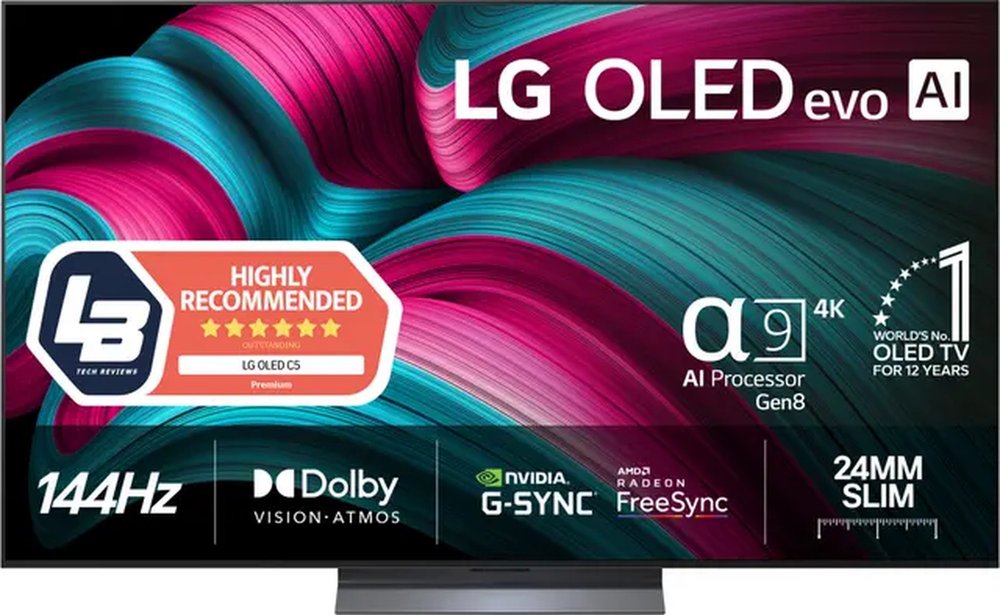 LG 77" OLED evo C5 â€“ 4K TV