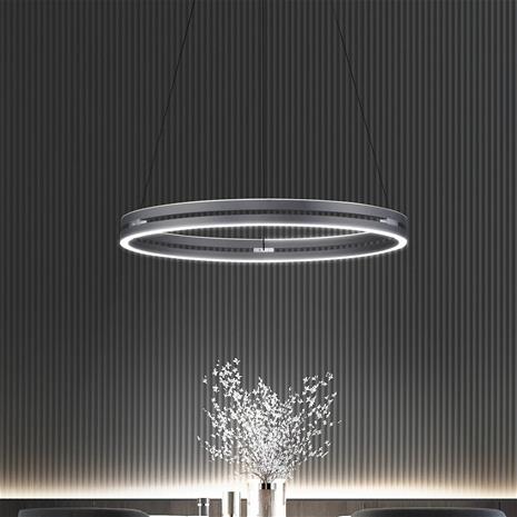 PURE E-Loop -LED-riippuvalaisin, CCT, harmaa