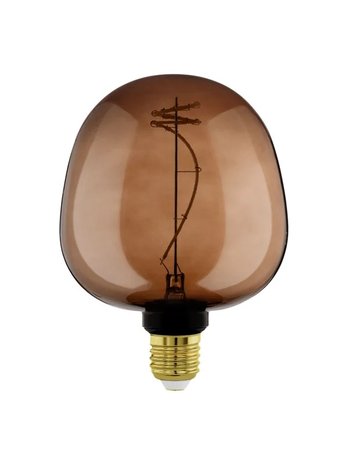 EGLO E27 G125 4W 40LM 2000K DIM. COGNAC