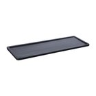 ERNST Tray Rectangular Black, 45x15
