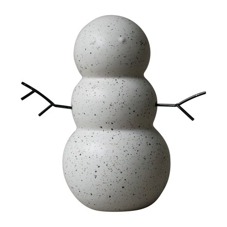 DBKD Snowman julkoriste 16,5 cm Mole dot – kuva 6/8