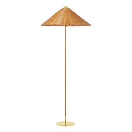 Gubi 9602 Lattiavalaisin, Messinki/ Wicker Willow