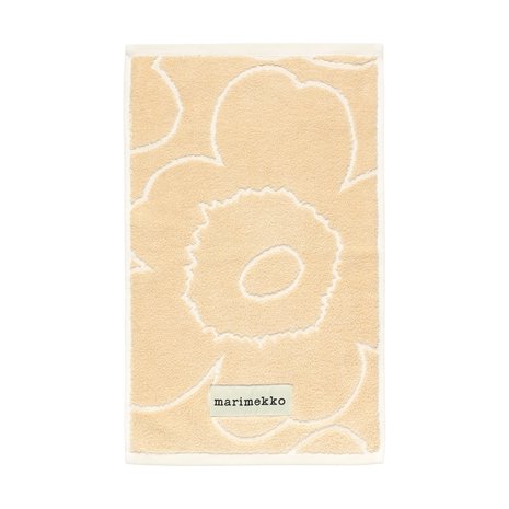 Marimekko Piirto Unikko Vieraspyyhe Straw / Off-white 30x50 Cm - Pyyhkeet & Kylpypyyhkeet Puuvilla Luonnonvalkoinen - 074655-210