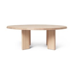 ferm LIVING Tarn sohvapöytä 107,6x108,1 cm White oiled beech