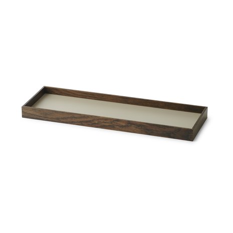 Gejst Frame tarjotin small 11,1x32,4 cm Savutammi-harmaa