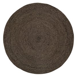 Dixie Ella Rug 125 cm, Black/Natural