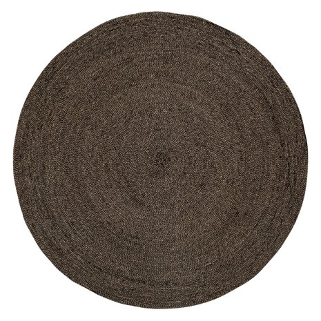 Dixie Ella Rug 125 cm, Black/Natural